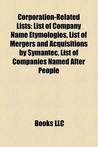 Corporation-Related Lists