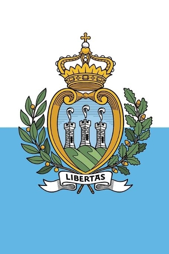 San Marino Travel Journal - San Marino Flag Notebook - Sammarinese Flag Book