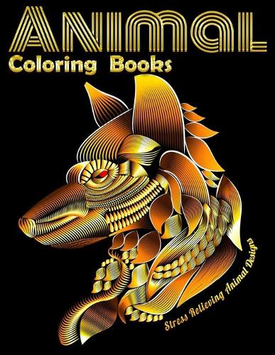 Animal Coloring Books Stress Relieving Animal Designs