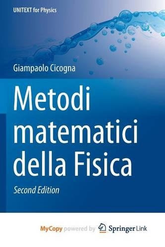Metodi Matematici Della Fisica