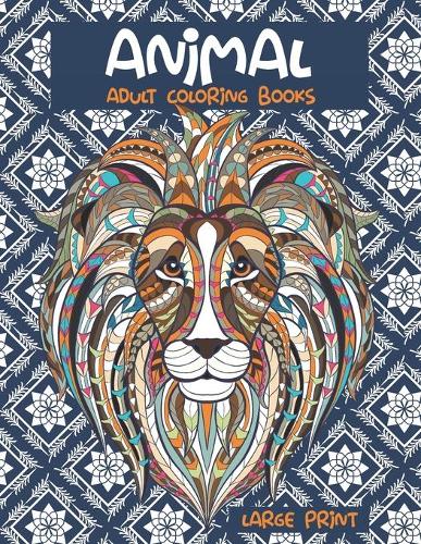 Adult Coloring Books Animal Large Print