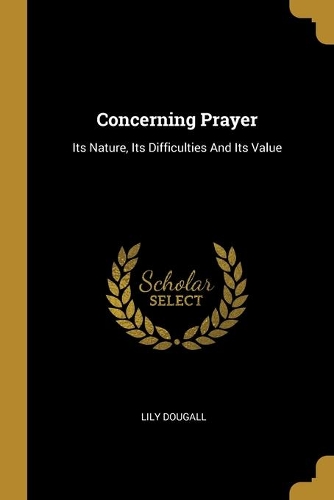Concerning Prayer