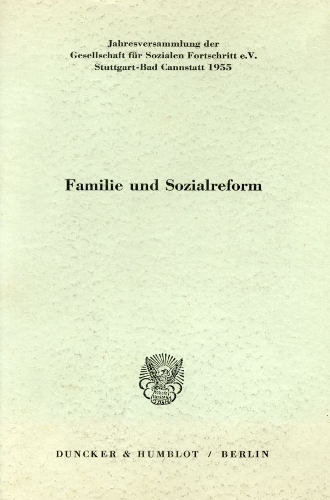 Familie Und Sozialreform