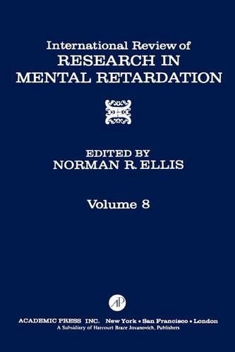 Int'l REV of Resrch in Mentl Retardtn V8
