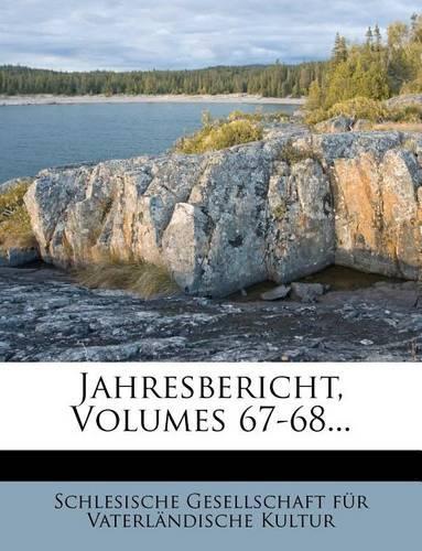Jahresbericht, Volumes 67-68...: (German)