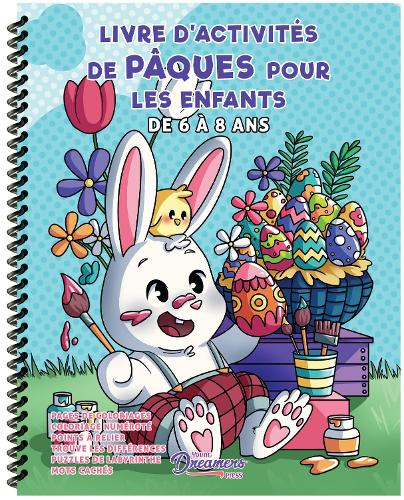 Livre d'Activités de Pâques pour les enfants de 6 à 8 ans