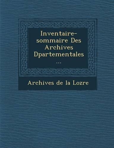 Inventaire-Sommaire Des Archives D Partementales ...