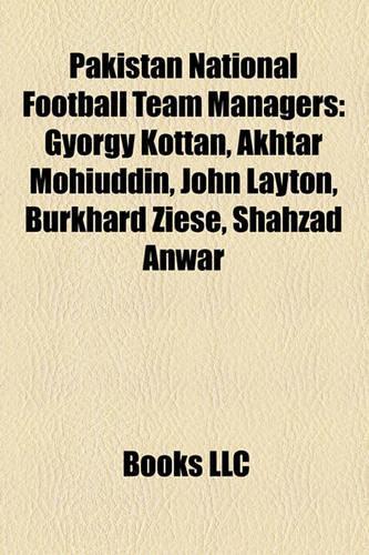 Pakistan National Football Team Managers