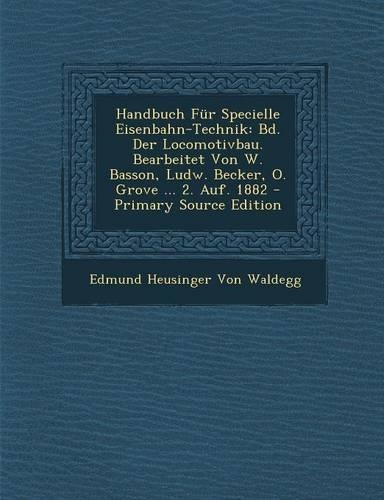 Handbuch Fur Specielle Eisenbahn-Technik