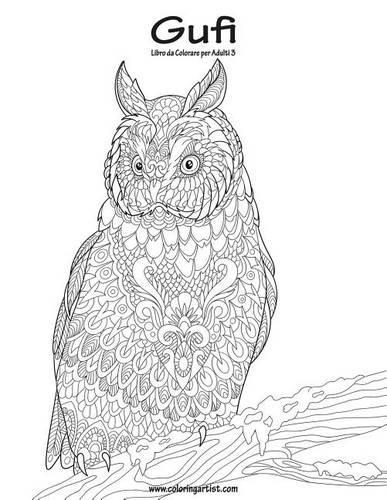 Gufi Libro Da Colorare Per Adulti 3