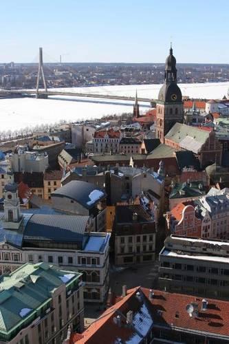 Aerial View of Riga Latvia Journal