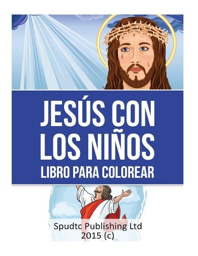 Jesús Con Los Niños Libro Para Colorear