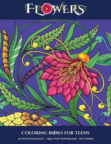 Advanced Coloring Books for Adults (Flowers)