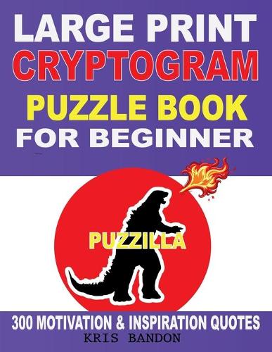 Large Print Cryptogram Buzzle for Beginner