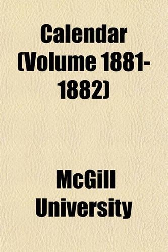 Calendar (Volume 1881-1882)