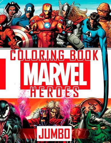 Marvel Heroes Jumbo Coloring Book