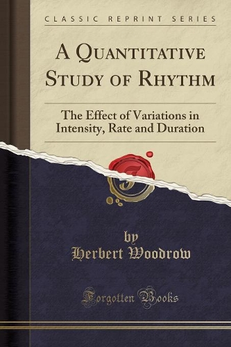 A Quantitative Study of Rhythm