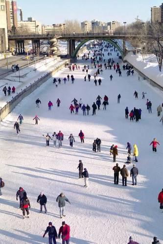 Ice Skating Rideau Canal Ottawa Ontario Canada Journal