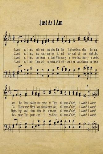 Just As I Am Hymn Journal