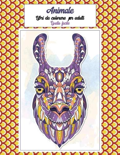 Libri da colorare per adulti - Livello facile - Animale