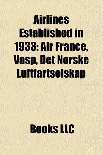 Airlines Established in 1933