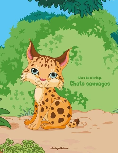 Livre de coloriage Chats sauvages 1