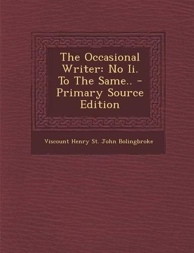 The Occasional Writer