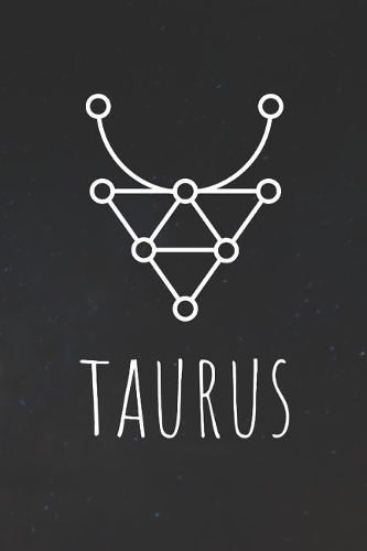 Taurus Notebook 'Zodiac Stars' - Zodiac Diary - Horoscope Journal - Taurus Gifts for Her: Medium College-Ruled Journey Diary, 110 page, Lined, 6x9 (15.2 x 22.9 cm)