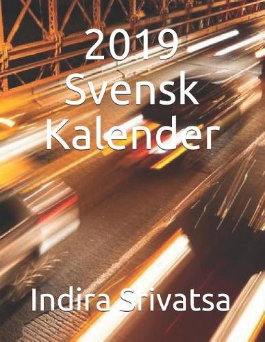 2019 Svensk Kalender