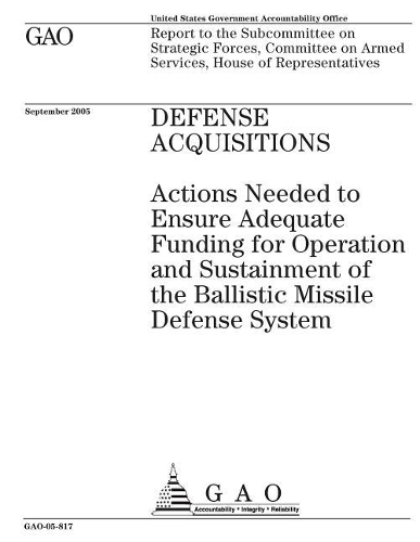 Gao-05-817 Defense Acquisitions