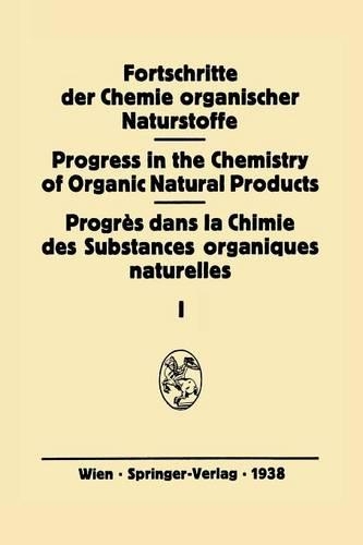 Fortschritte der Chemie organischer Naturstoffe