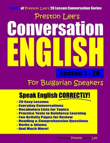 Preston Lee's Conversation English For Bulgarian Speakers Lesson 1 - 20