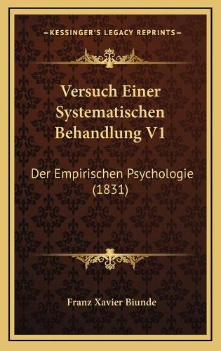 Versuch Einer Systematischen Behandlung V1