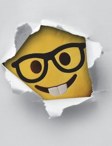 Nerd Smiley Face Journal