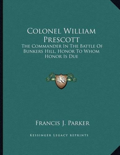Colonel William Prescott