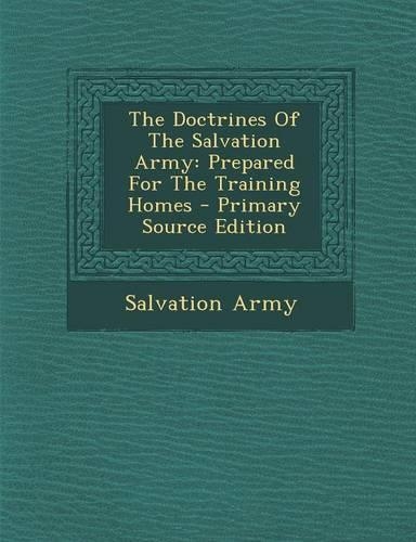 The Doctrines of the Salvation Army
