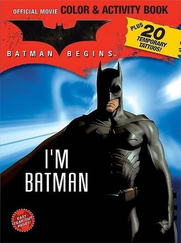 Batman Begins Color & Activity Book with Tattoos