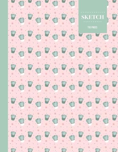 Sketch 110 Pages: Cactus Sketchbook for Kids, Teen and College Students - Succulent Llama Pattern