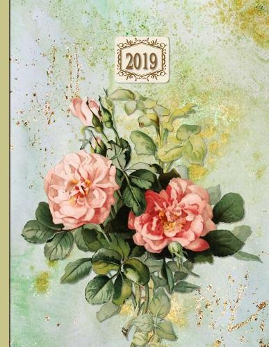 2019 Planner; Roses Peach