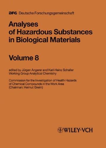 Analyses of Hazardous Substances in Biological Materials