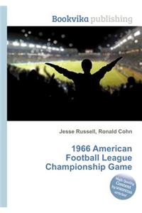 1966 American Football League Championship Game