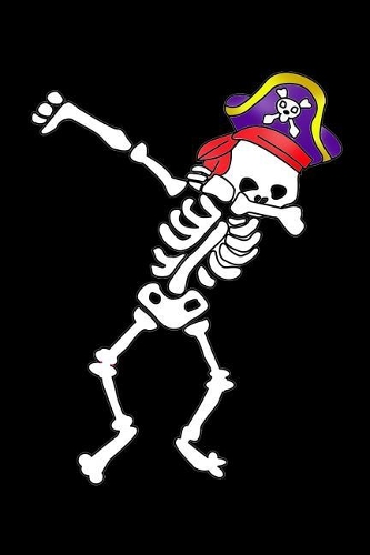 Dabbing skeleton