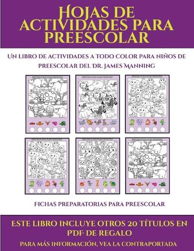 Fichas preparatorias para preescolar (Hojas de actividades para preescolar)