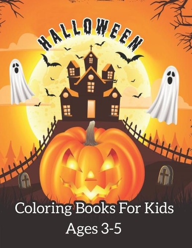 Halloween Coloring Books For Kids Ages 3-5