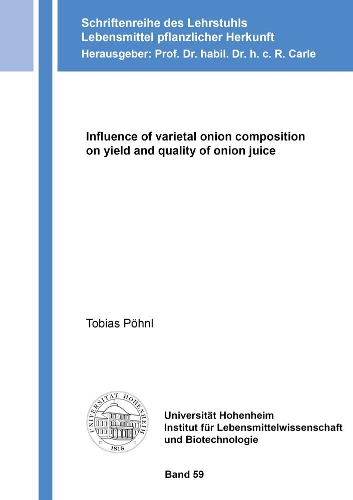 Influence of varietal onion composition on yield and quality of onion juice