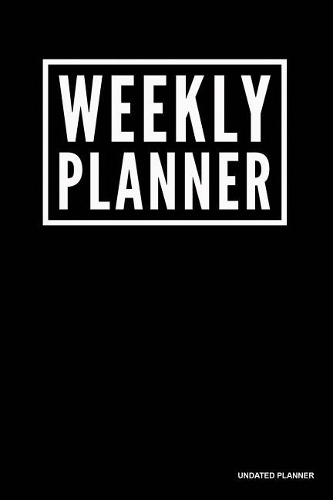 Weekly Planner - Undated Planner