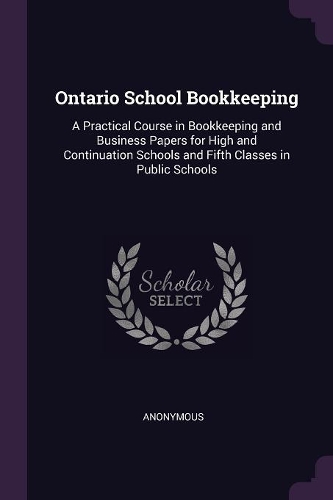 Ontario School Bookkeeping