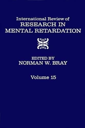 Int'l REV of Resrc in Mentl Retardtn V15