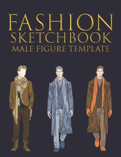 Fashion Sketchbook Male Figure Template