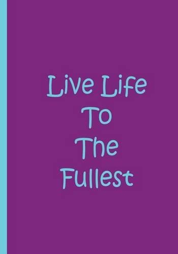 Live Life to the Fullest - Purple and Blue Collectible Notebook / Soft Matte